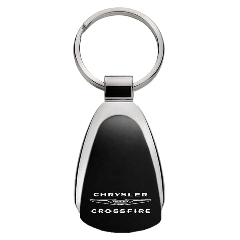 Black Teardrop Keychain - Officially Licensed for Chrysler Crossfire