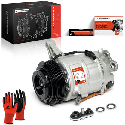 A/C Compressor with Clutch for Buick LaCrosse Cadillac SRX (2012–2016)