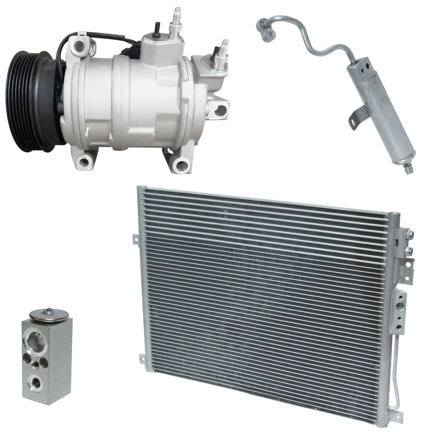 AC Compressor Kit With Condenser for Jeep Commander 5.7L (2006–2010)
