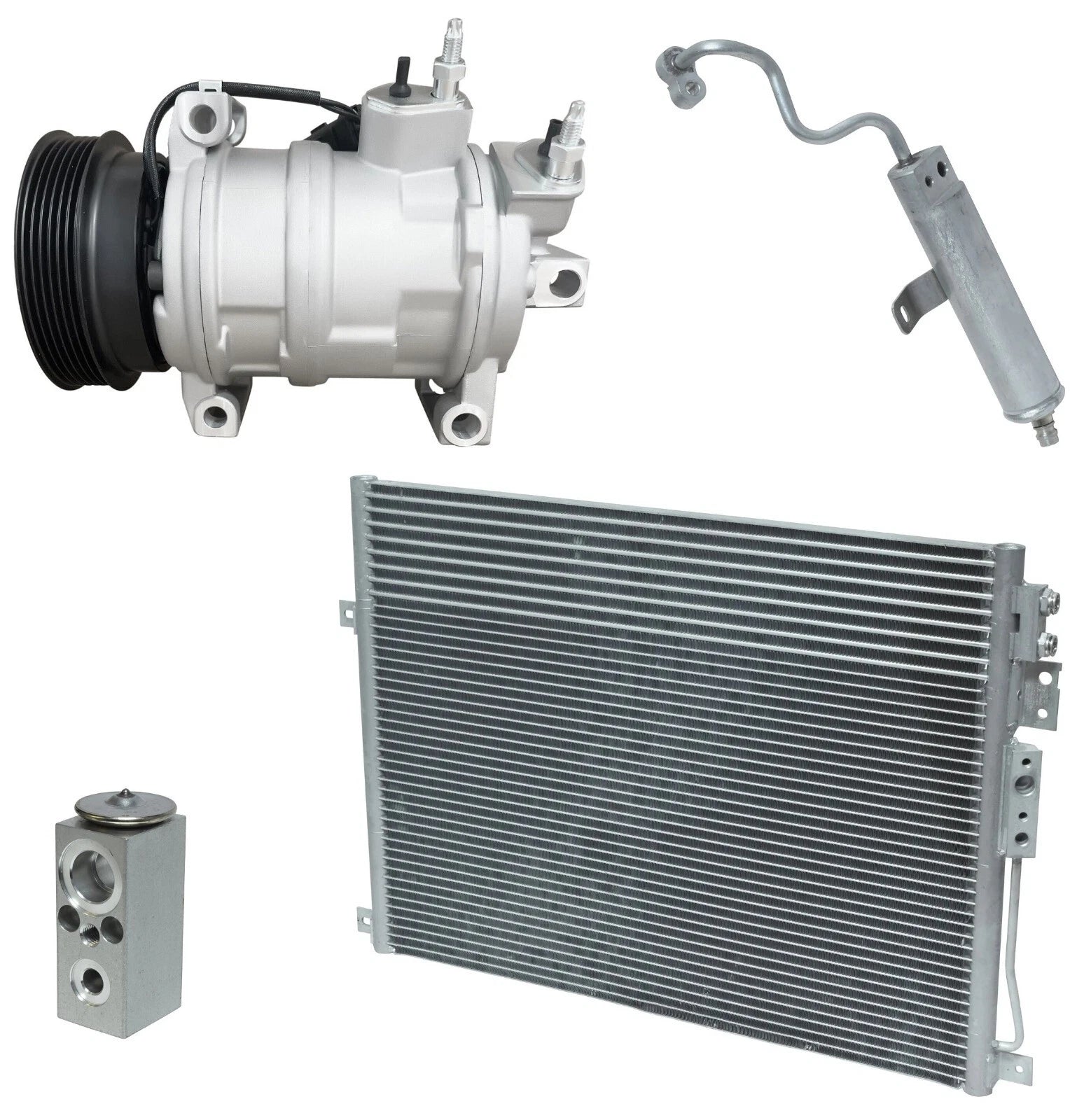 AC Compressor Kit With Condenser for Jeep Commander 5.7L (2006–2010)