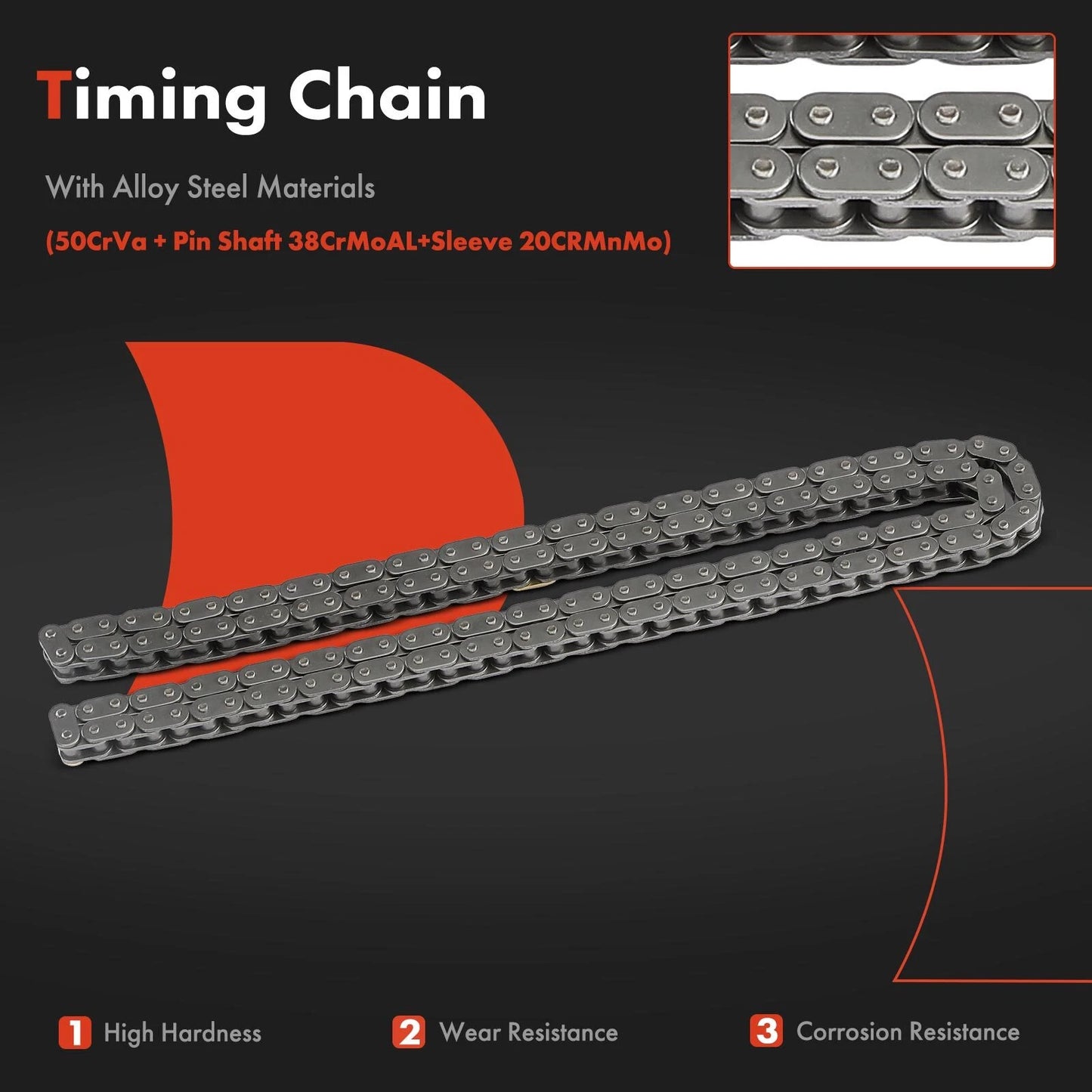 9x Timing Chain Kit for Chevy Equinox Malibu Impala (2011–2017)
