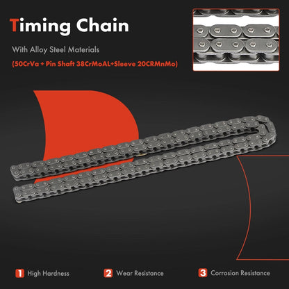 9x Timing Chain Kit for Chevy Equinox Malibu Impala (2011–2017)