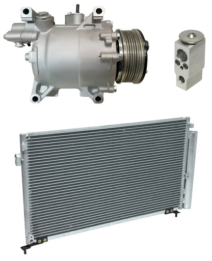 AC Compressor Kit With Condenser for Honda Civic Coupe 2.0L (2009–2011)