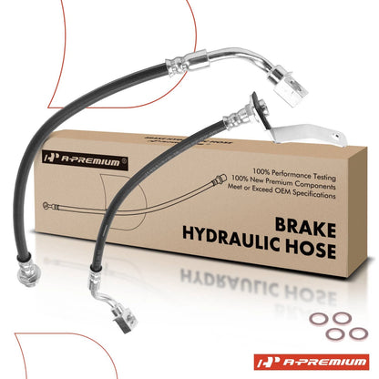 2X Rear Brake Hydraulic Hose for Chevy Silverado 1500 GMC Sierra 1500 (2007–2013)