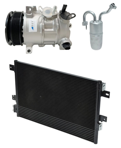 AC Compressor Kit With Condenser for Dodge Avenger 2.4L (2011–2014)