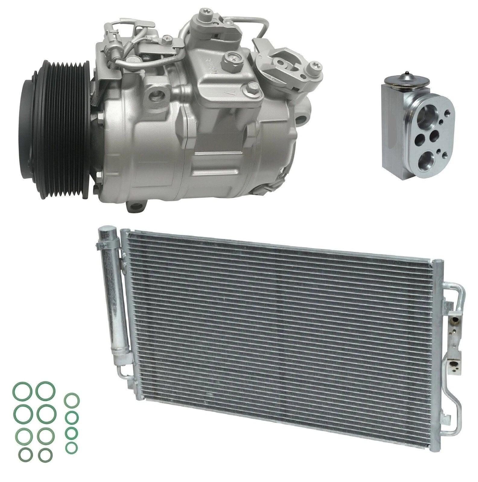 AC Compressor Kit with Condenser for BMW 335i xDrive 3.0L (2015–2015)
