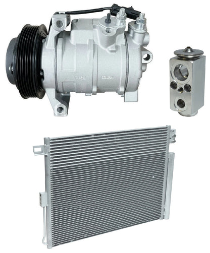 A/C Compressor Kit with Condenser for Jeep Grand Cherokee 5.7L (2017–2020)