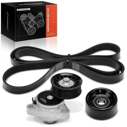 3X Serpentine Belt Drive Component Kit for Chevy Corvette (2001)
