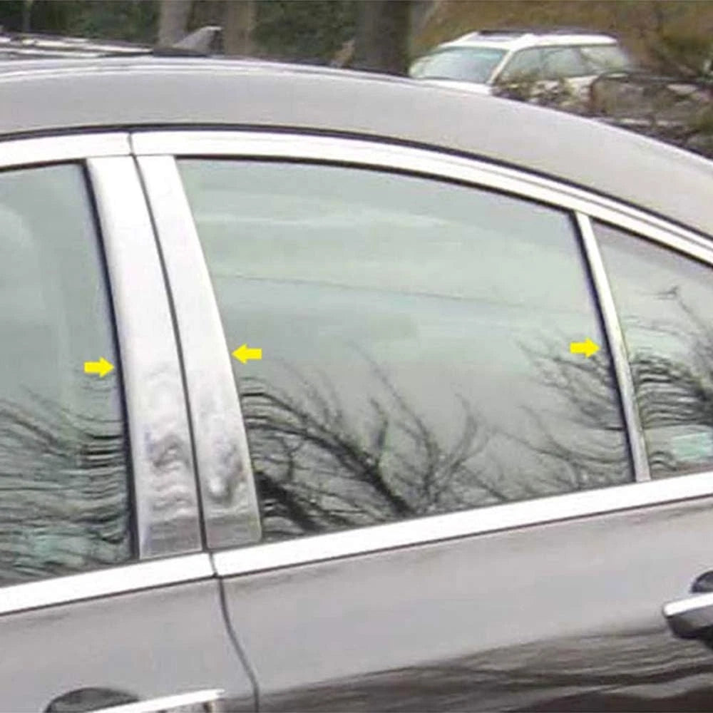Luxury Chrome Pillar Post Trim Set for Acura TL (2009–2014)