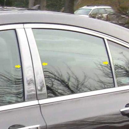 Luxury Chrome Pillar Post Trim Set for Acura TL (2009–2014)