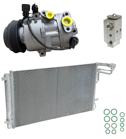 AC Compressor Kit With Condenser Replacement for Kia Soul 2.0L (2020–2020)