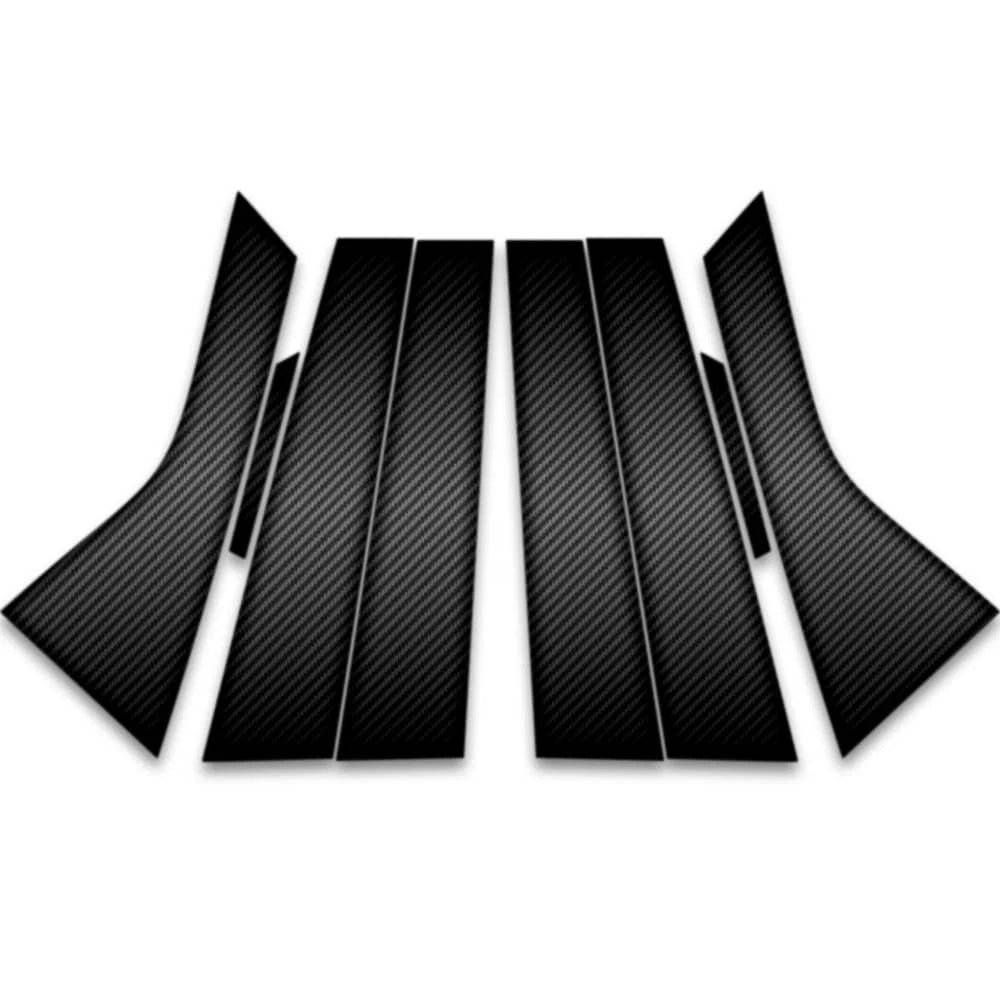 8pc Carbon Fiber Pillar Post Covers for 2020-2023 Lincoln Corsair