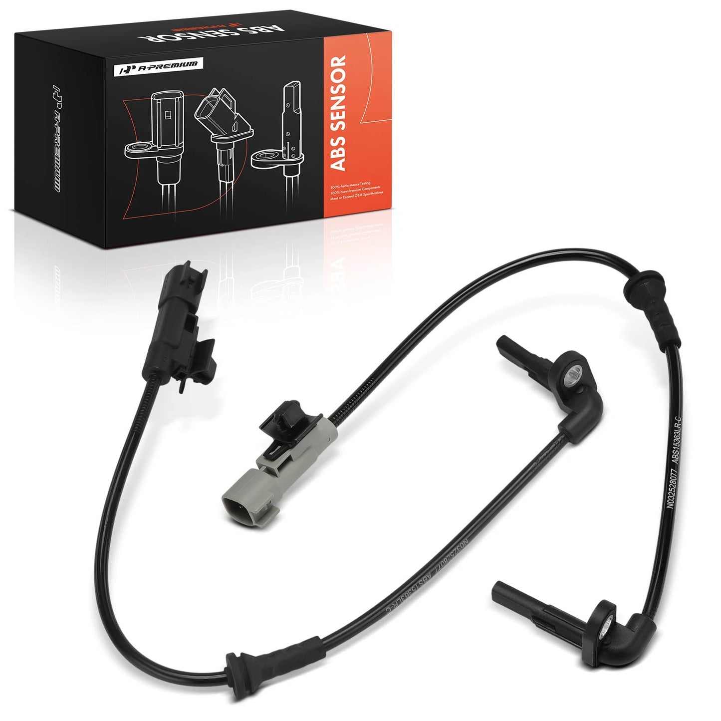 2X Rear ABS Wheel Speed Sensor for Chevrolet Spark (2016–2022)