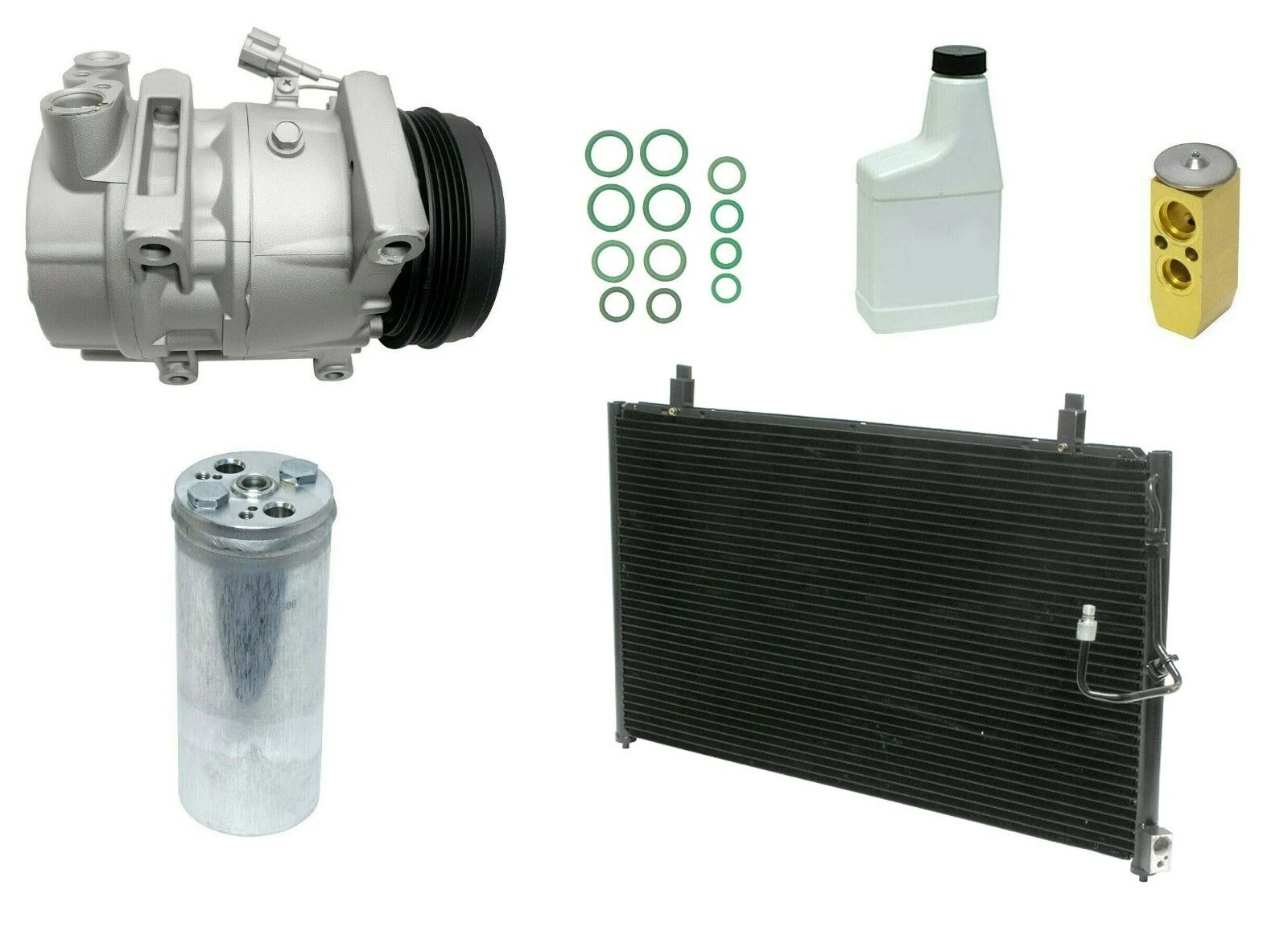 AC Compressor Kit with Condenser for Mitsubishi Pajero (2011–2015)