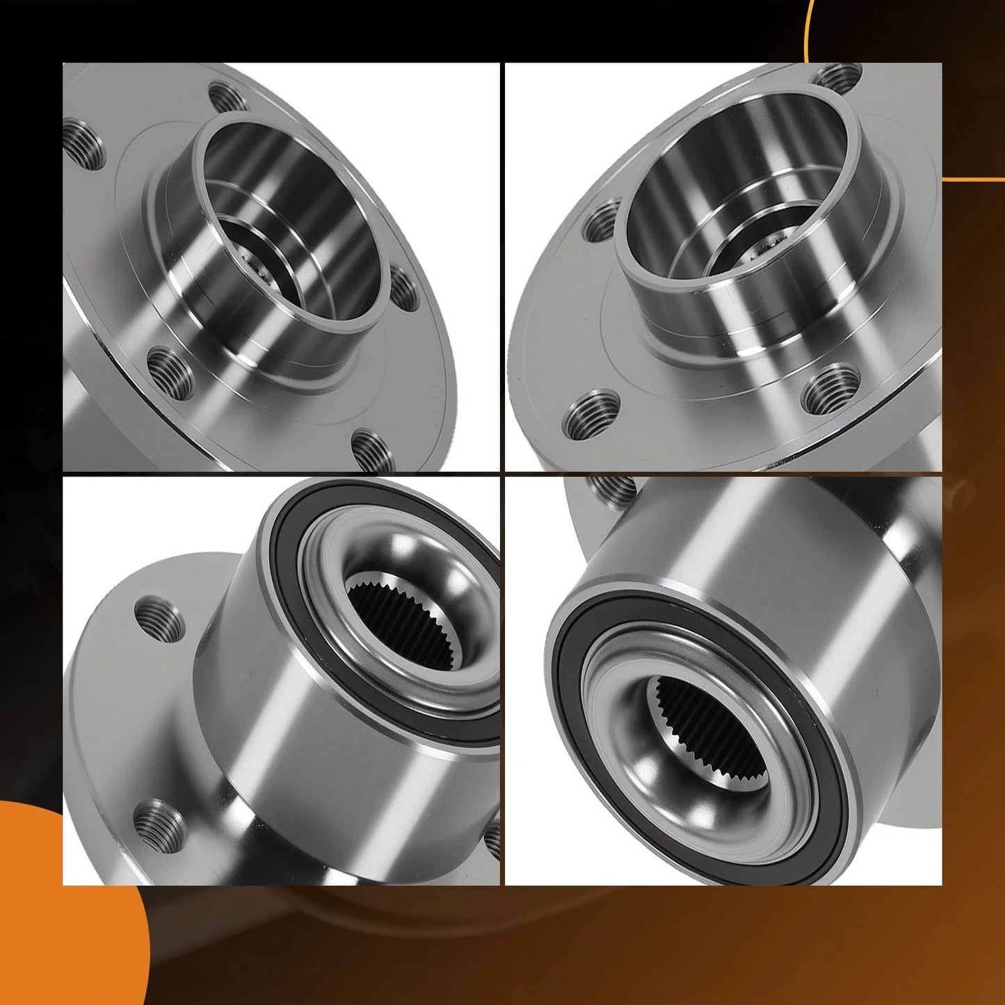 Front Wheel Bearing Hub for Volvo XC60 (2010–2017) XC70 (2008–2016)