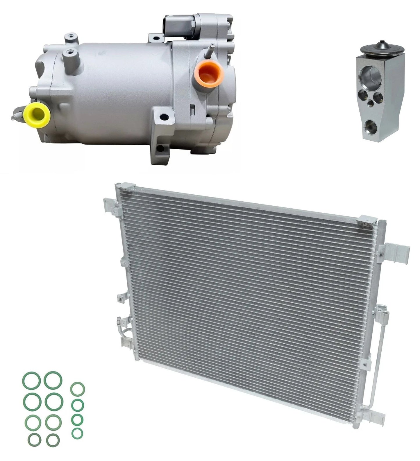 AC Compressor Kit with Condenser Replacement for Infiniti M35h (2012–2015)
