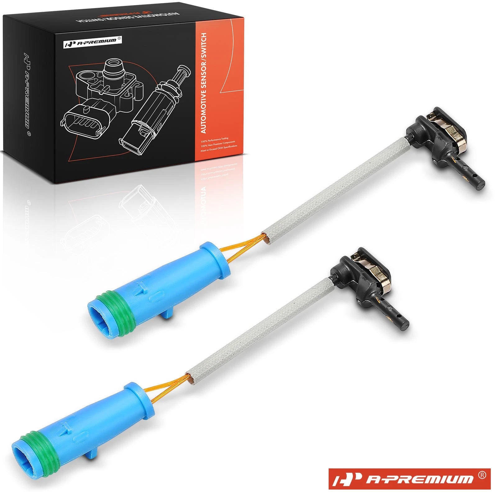 2X Brake Pad Wear Sensor for Mercedes S450 S550 (2018–2020)
