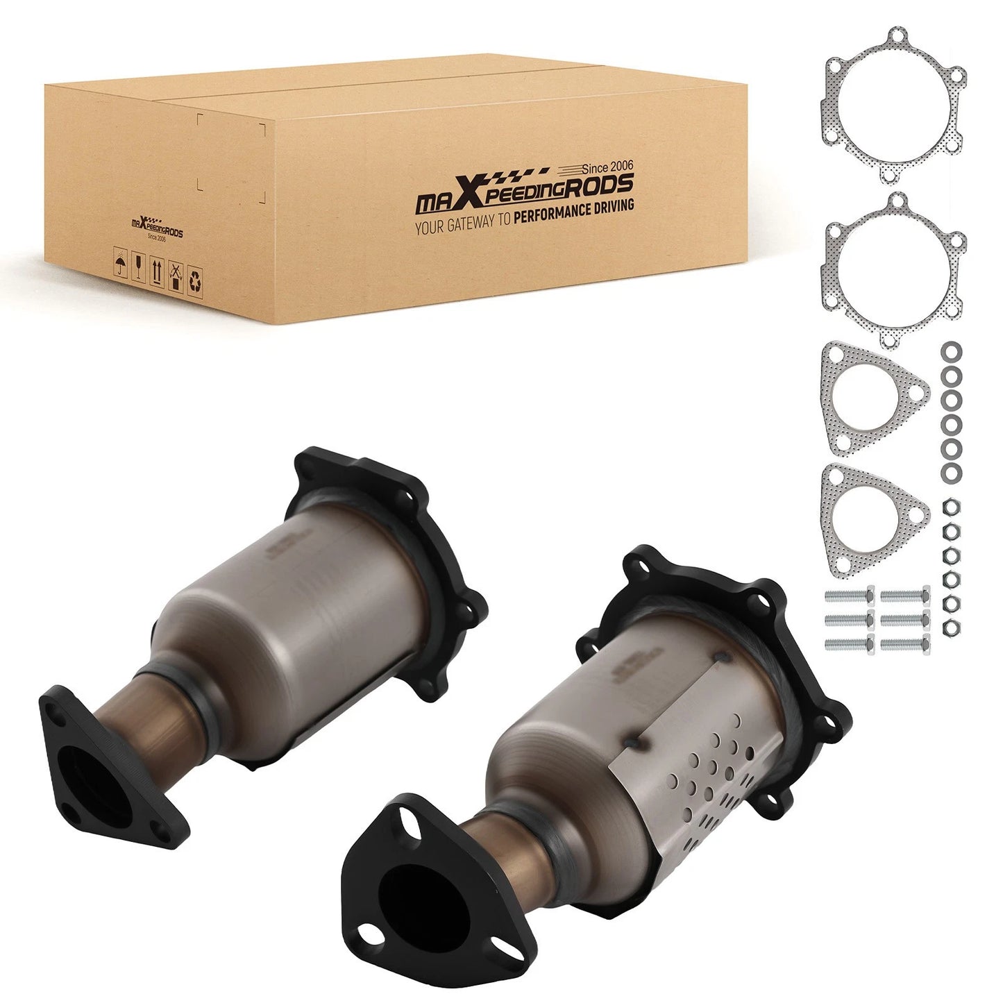 2x Catalytic Converter for Nissan Pathfinder (2000–2004) 3.3L 3.5L EPA Direct Fit