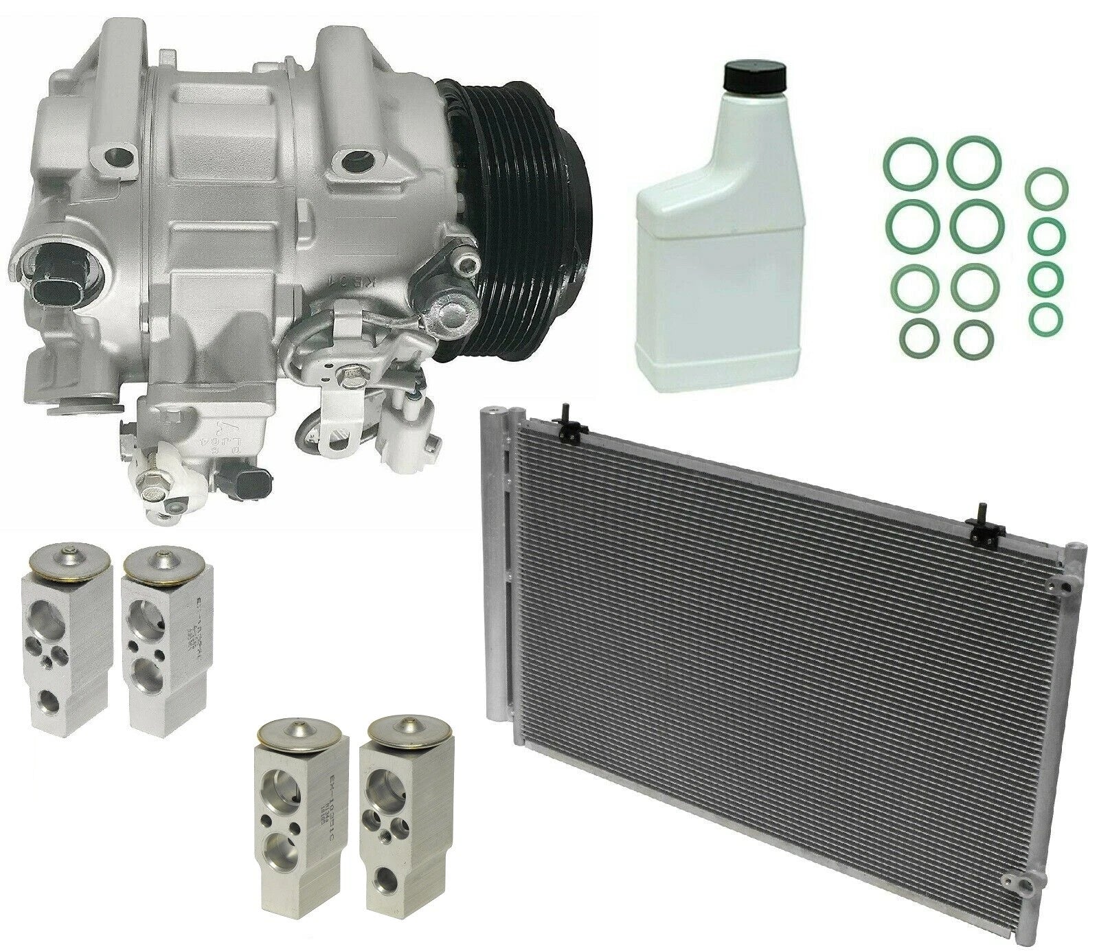 AC Compressor Kit Replacement with Condenser for Holden Cruze (2011–2016)