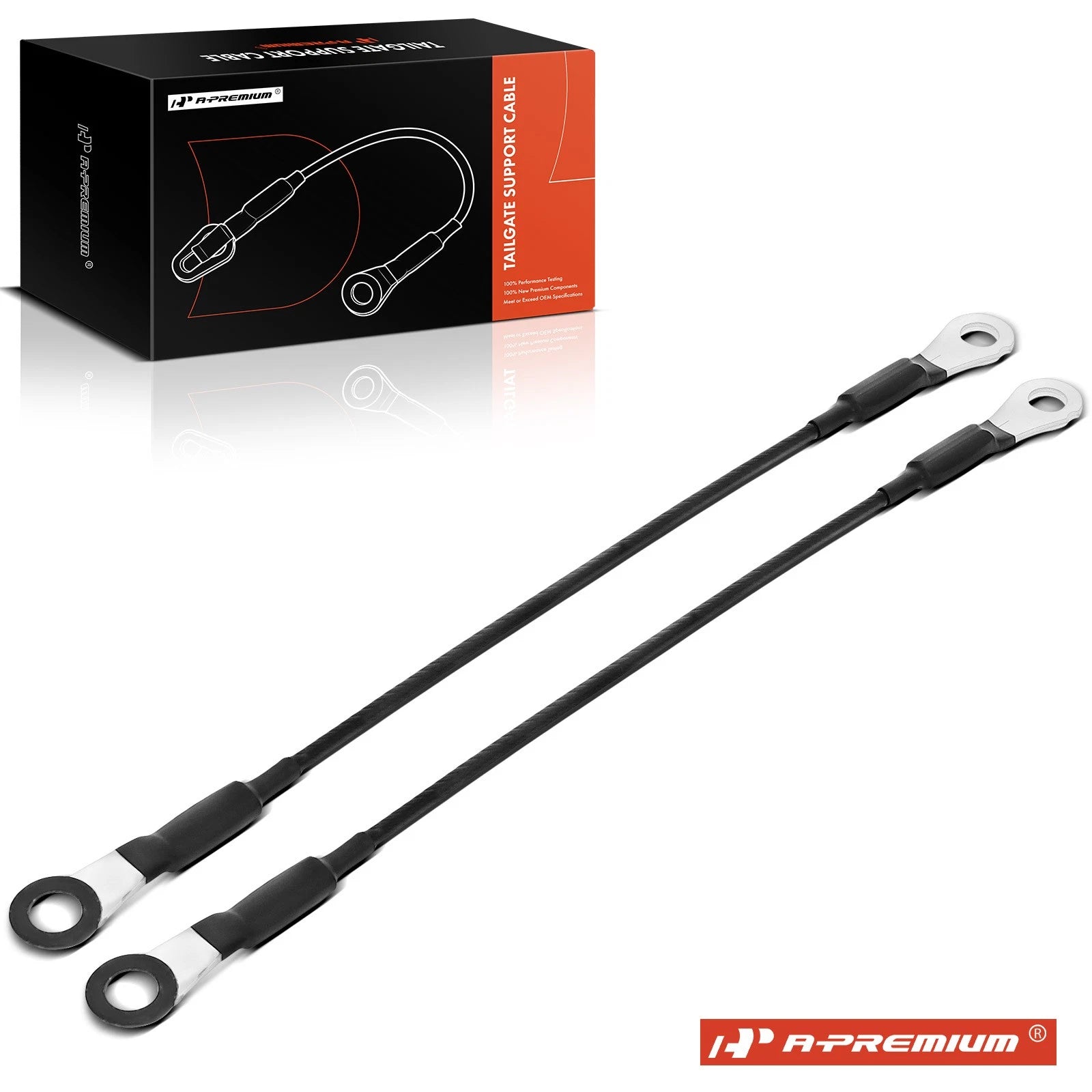 2X Tailgate Support Cable for Chevy Silverado GMC Sierra 1500 (2007–2018)