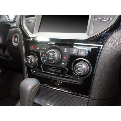A/C and Radio Control Trim Rings Polished Stainless Steel for Chrysler 300 (2011–2013)