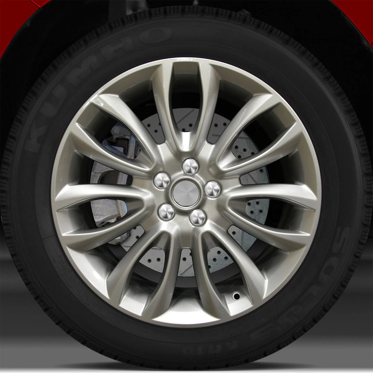 19x8 Factory Wheel (Fine Bright Silver) For 2015 Lincoln MKC - PERF00004