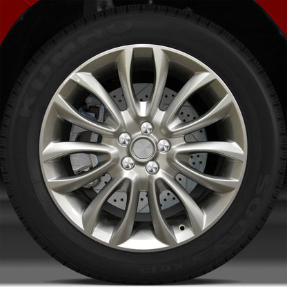 19x8 Factory Wheel (Fine Bright Silver) For 2015 Lincoln MKC - PERF00004