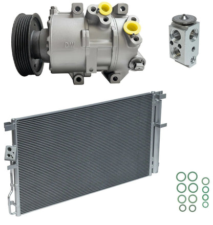 A C Compressor Kit With Condenser for Hyundai Tucson 2.4L (2018–2021)