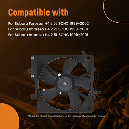 Cooling Fan Assembly for Subaru Impreza H4 2.5L SOHC (1999–2001)