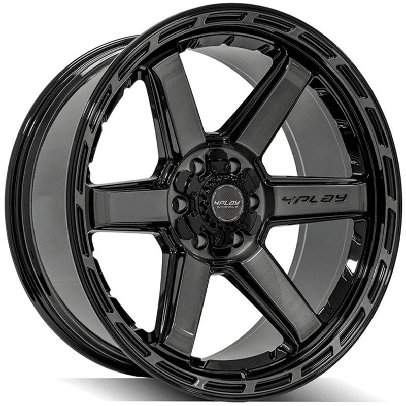 22" Gloss Black Wheel w/Brushed Face for 2023 Toyota Sequoia - RVO4185