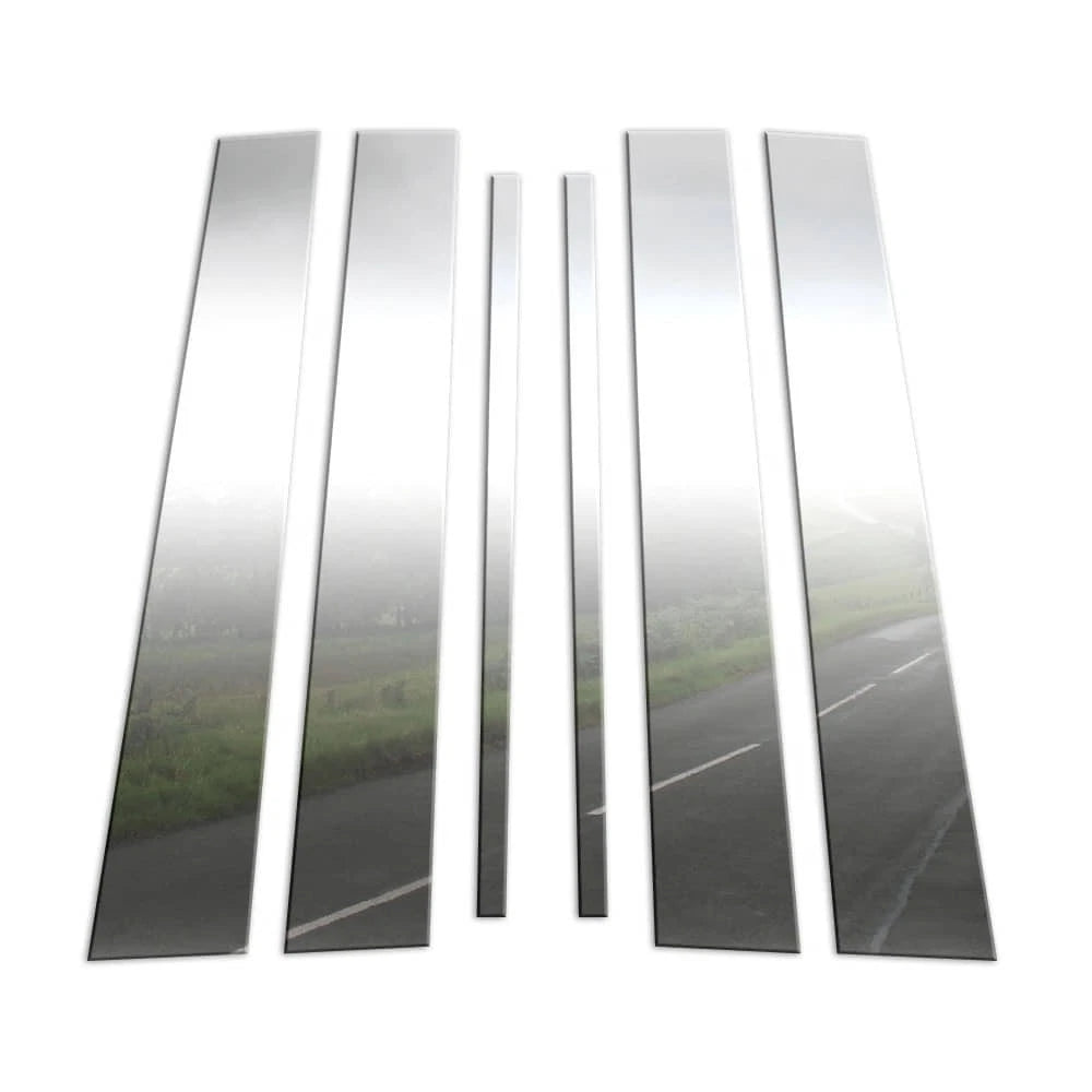 6Pc Chrome Pillar Post Covers for 2010-2016 Lexus Gx - P3959A