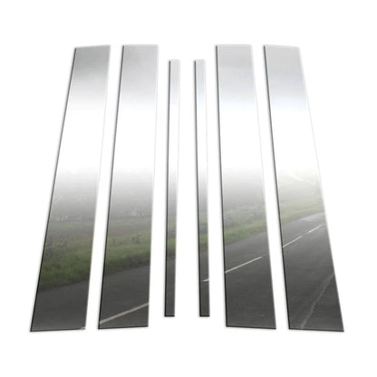 6Pc Chrome Pillar Post Covers for 2010-2016 Lexus Gx - P3959A