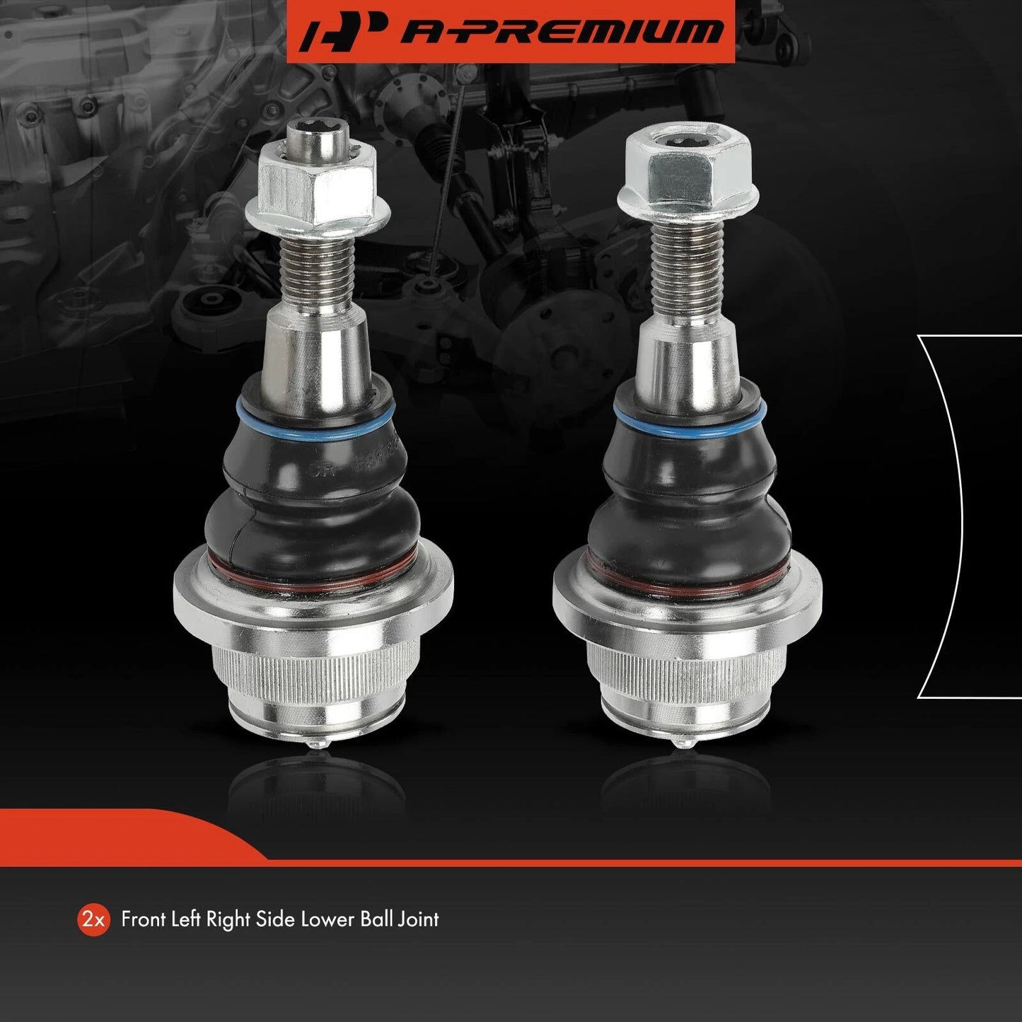 2X Front Lower Side Ball Joint for Chevrolet Silverado 1500 (2014–2018)