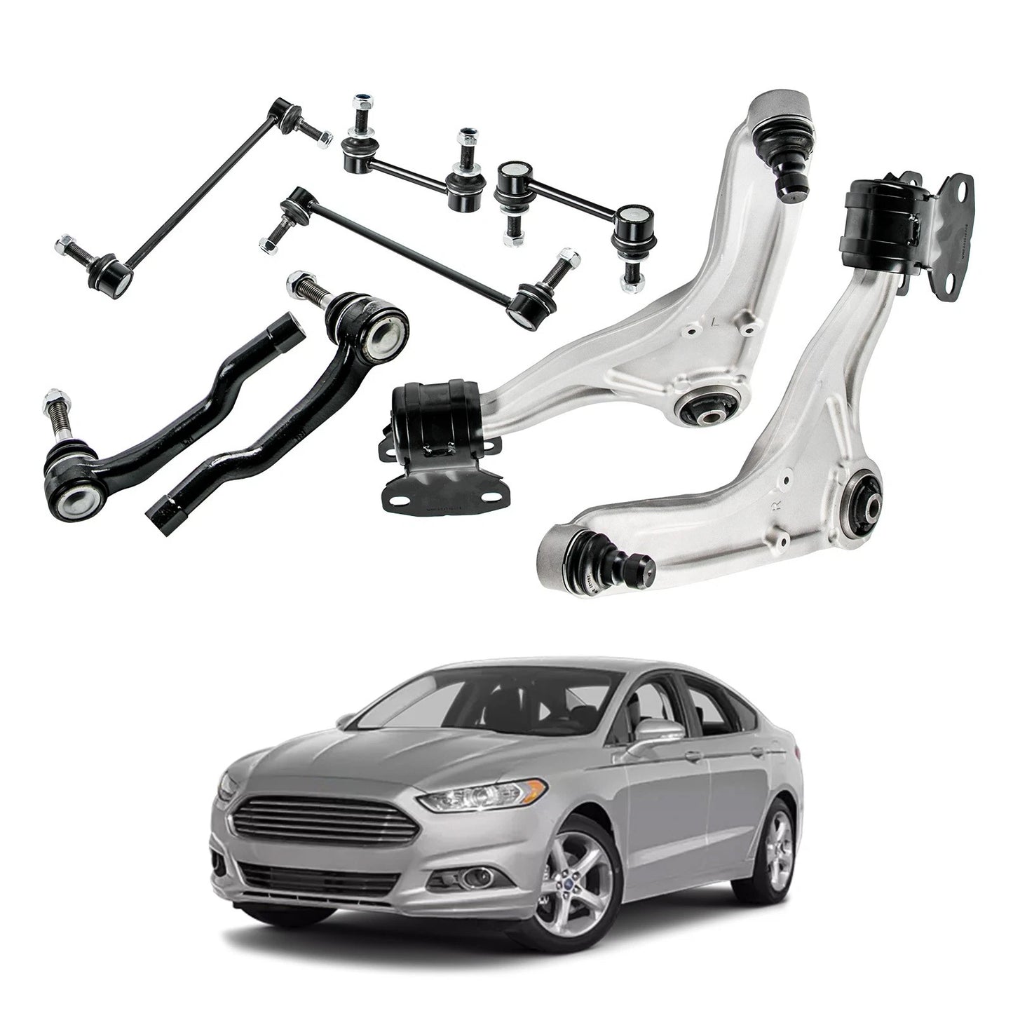 Front Lower Control Arm Sway Bar Link Kit for 2013–2018 Ford Fusion MKZ