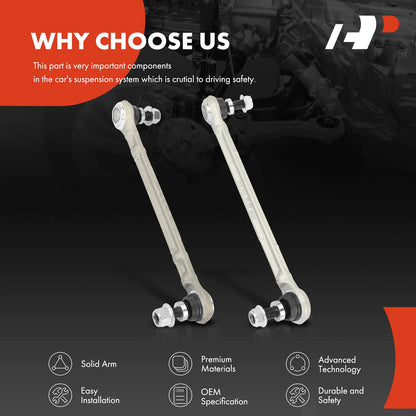 2X Front Stabilizer Bar Link for Mercedes-Benz W212 E-Class (2014–2016)