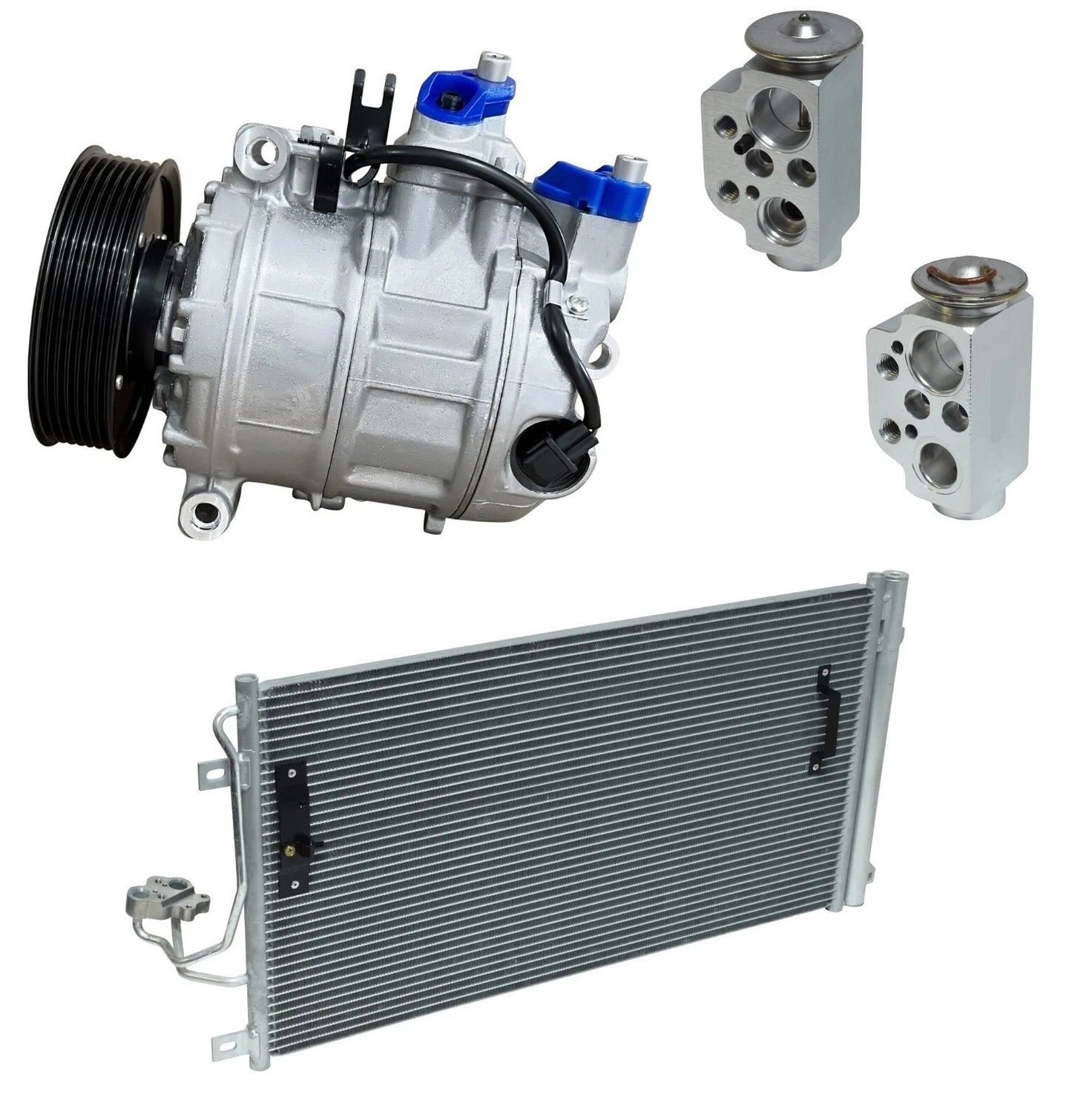 AC Compressor Kit With Condenser for Volkswagen Touareg 3.6L (2008–2010)