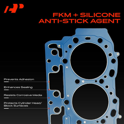 2X Cylinder Head Gasket for Chevy Silverado 3500 GMC Sierra 3500 (2001–2006)