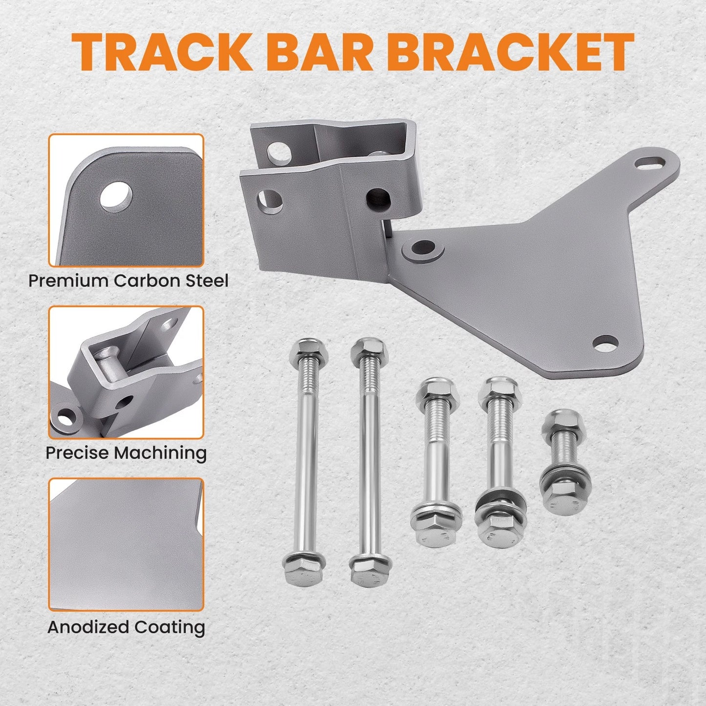 Heavy Duty Front Track Bar Rods Drop Bracket for Jeep Grand Cherokee (1999–2004)
