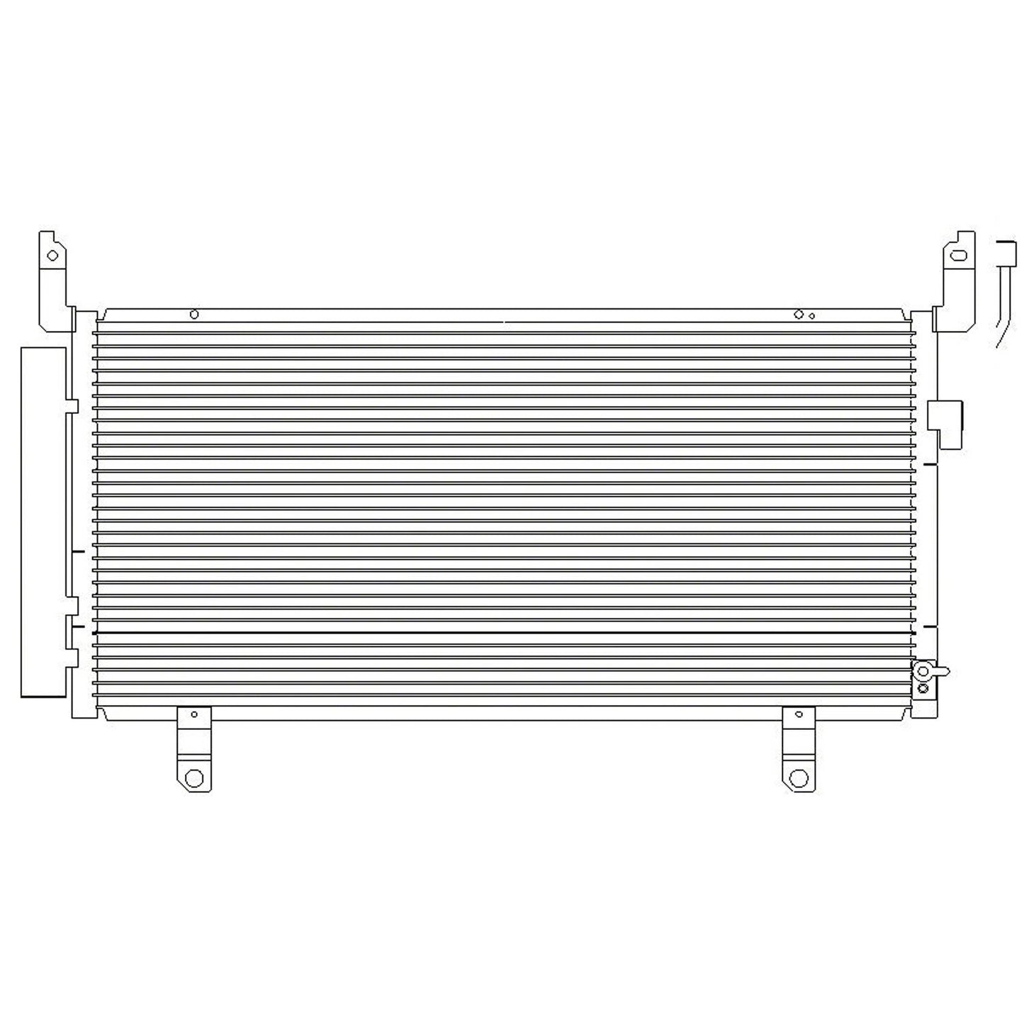 Replacement A/C Condenser Repair Part For 2014-2018 Subaru Forester