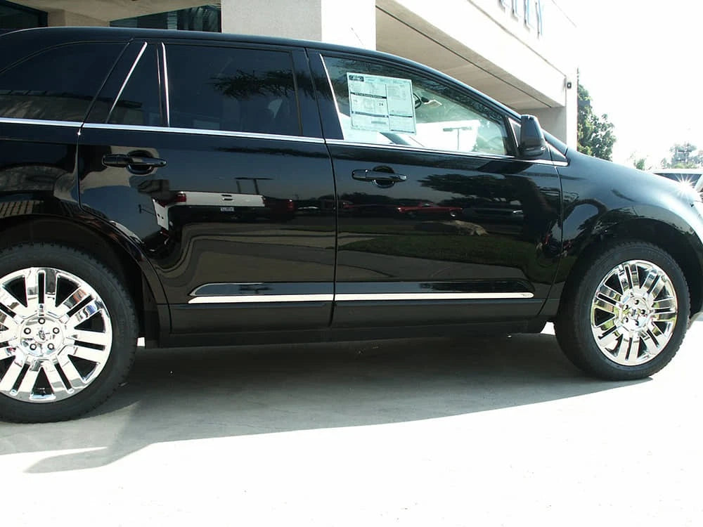 Chrome Flat Body Side Trim Molding Stainless for Ford Edge MKX (2007–2014)