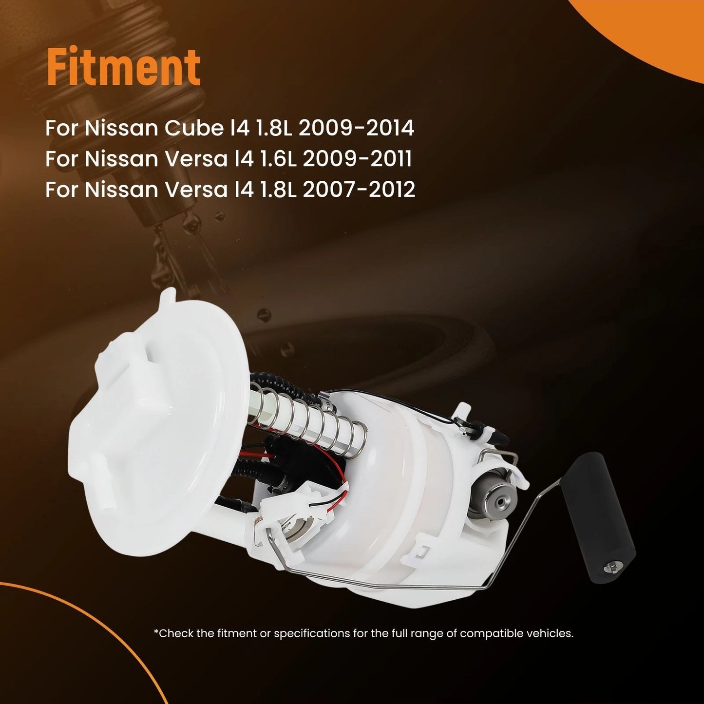 Complete Fuel Pump Module for Nissan Versa (2009–2011)