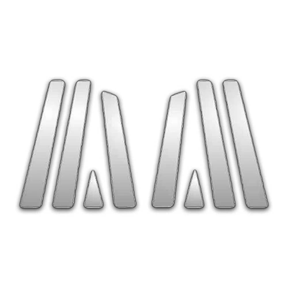 8Pc Chrome Pillar Post Covers Replacement for Nissan Murano (2009–2014)