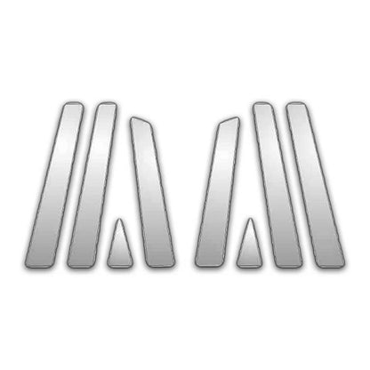8Pc Chrome Pillar Post Covers Replacement for Nissan Murano (2009–2014)