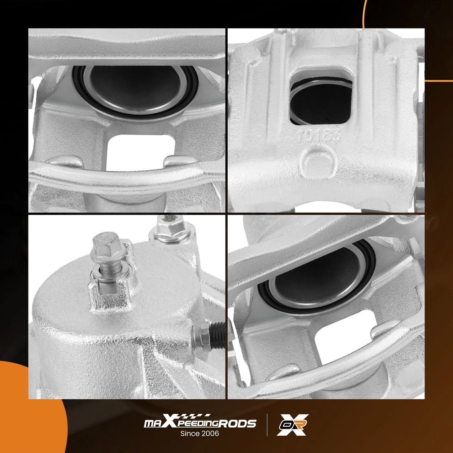 Front Left Right Brake Calipers with Bracket for Hyundai Santa Fe (2010–2012)