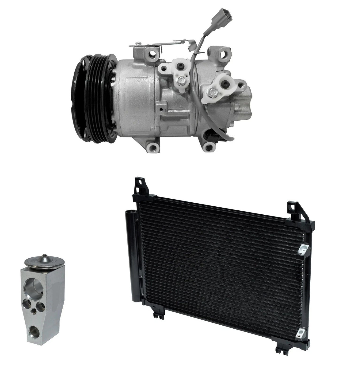 A/C Compressor Kit With Condenser for Toyota Yaris 1.5L (2009–2011)