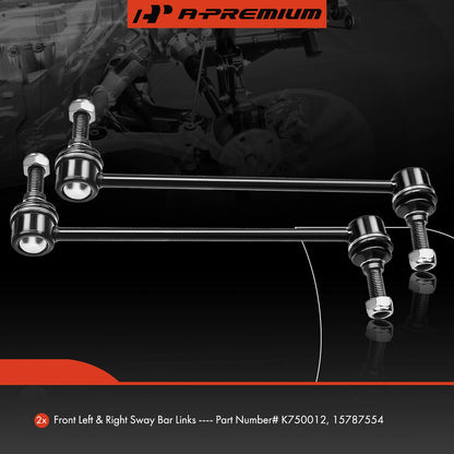 2X Front Sway Bar Link for Chevy Cobalt HHR Pontiac Pursuit (2005–2008)