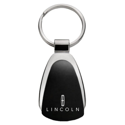 Black Teardrop Keychain KCK.LIN - Officially Licensed for Lincoln