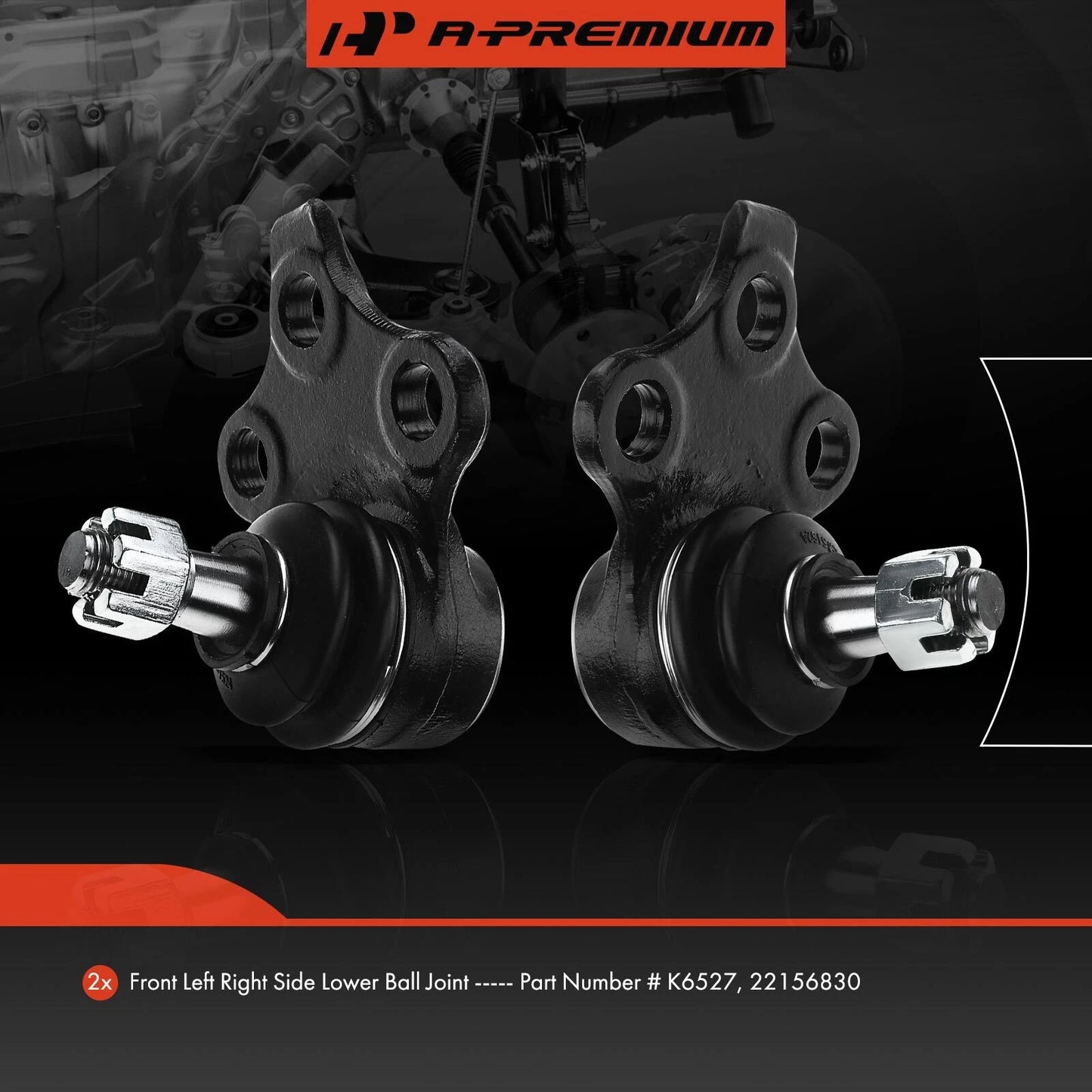 2X Front Lower Ball Joint for Chevrolet Malibu (1997–2003)