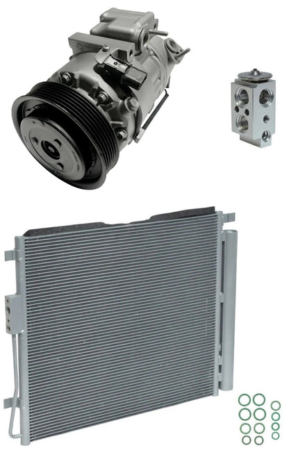 AC Compressor Kit With Condenser for Hyundai Santa Fe Sport 2.0L (2013–2016)