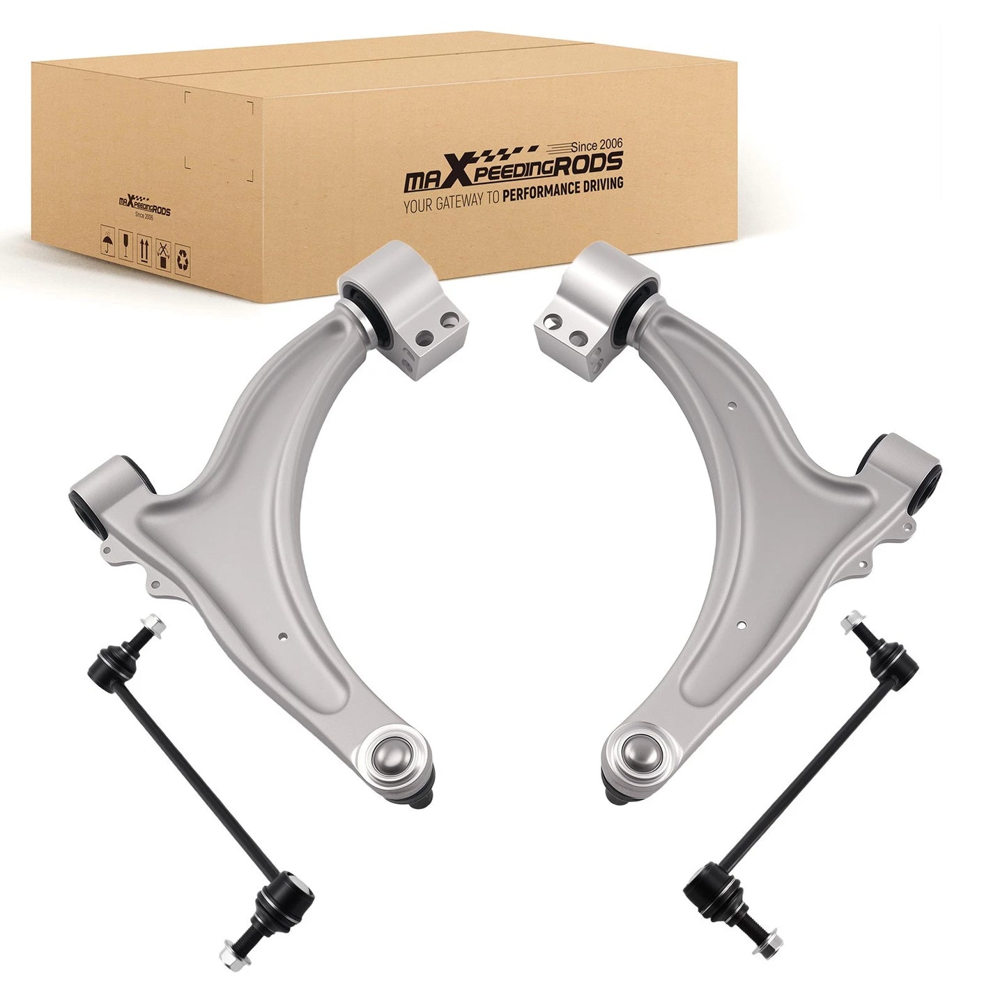 Front Lower Control Arm and Sway Bar Kit for Chevrolet Malibu and Buick LaCrosse (2013–2015)